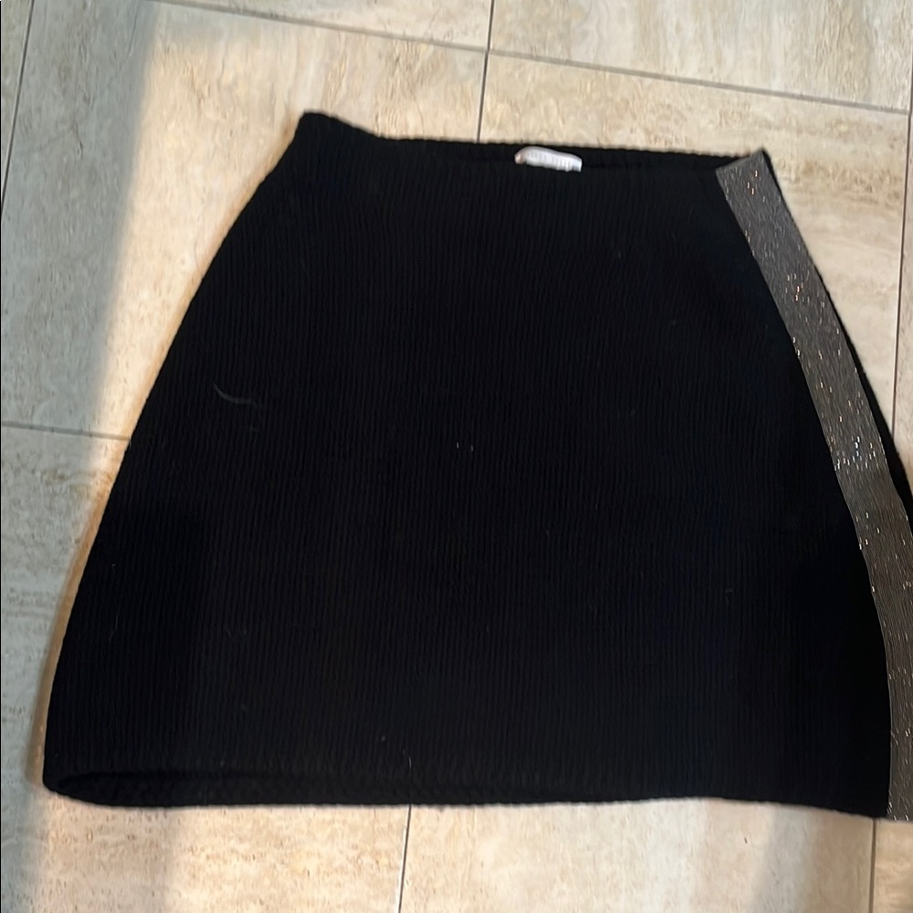 Black Asymmetrical top warmer